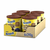 Nestlé Nesquik cacao soluble instantáneo Extra Choc, pack de 6 x 390g