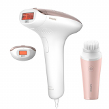 Philips Lumea Advanced BRI922/00 – Depiladora Luz Pulsada, para la Depilación Permanente del Vello, Visible en Casa con sensor de tono de piel, 2 Cabezales para Cuerpo y Cara, y mini Limpiador Facial