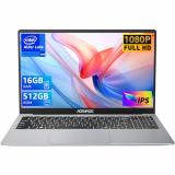 ACEMAGIC Ordenador Portátil 15,6 Pulgadas 16GB DDR4 512GB SSD Intel N95(DERROTA A N5095,hasta 3.4Ghz) Portátil Expansión 2TB,1920 * 1080,5G WiFi,Altavoz,USB 3.2,HDMI,Tipo C,diseño de Metal Ligero