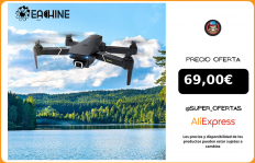 Eachine cuadricóptero teledirigido E520S, helicóptero con cámara Profesional HD 4K, 5G, WIFI, FPV, carreras, GPS, gran angular, plegable, juguetes RTF|RC Quadcopter|