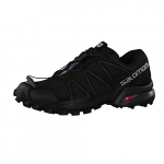 Salomon Speedcross 4 Hombre Zapatos de trail running, Negro (Black/Black/Black Metallic), 40 EU