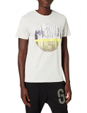 Jack & Jones Jcobooster tee SS Crew Neck Oct 21 Camiseta, Glacier Gray, L para Hombre
