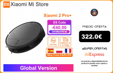Xiaomi Robot aspirador Mi 2 Pro, versión Global, succión de 3000Pa, fregado, 3D, VSLAM, evita obstáculos, 5200mAh|Control remoto inteligente|