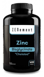 Zinc 25 mg (Bisglicinato), QUELADO, 400 Comprimidos | Antioxidante, ayuda al sistema inmunológico, piel, cabello y vista | Vegano | de Zenement