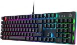 Teclado Mecánico, Teclados Gaming con Retroiluminación RGB e Anti-Efecto Azul Fantasma de 105 Teclas, Teclado Español para Juego con Cable USB y Cuerpo de Acero para para PC, Mac,Portátil