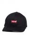LEVIS FOOTWEAR AND ACCESSORIES Mid Batwing Flexfit Gorra, Negro (R Black 59), Talla única (Talla del fabricante: UN) para Hombre