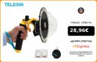 TELESIN carcasa impermeable para cámara GoPro Hero 5, 6, 7, Black Hero 8, 9, 10, con gatillo, accesorios de lente, puerto de cúpula de 6 pulgadas, 30M|dome port|telesin 6 dometelesin 6