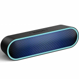 Altavoz Bluetooth Portátil con Luces LED Altavoz Inalámbrico Sonido Estéreo Bluetooth 5.0 Micrófono Manos Libres/Modo AUX