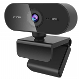 Guijiyi Cámara Web Full HD,Webcam para PC,USB Plug and Play,con Micrófono con Reducción de Ruido,para Computadora Portátil, Videollamadas (A(1080P))
