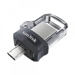 SanDisk Ultra Dual m3.0 – Unidad Dual con conector micro-USB en un extremo y un conector USB 3.0, 128 GB
