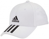 adidas Bball 3S Cap CT Gorra, Unisex Adulto, White/Black/Black, OSFM