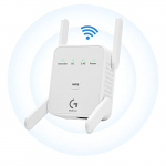 Repetidor WiFi 1200Mbps,Amplificador Señal WiFi Banda Dual 2.4GHz y 5GHz Extensor de Red WiFi,con Puerto Ethernet, WPS, Modo Ap/repetidor/enrutador/Cliente, Compatible con Todos los enrutadores
