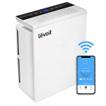 Levoit Purificador de Aire Smart WiFi 48 m² CADR 230 m³/h, Purificadores para Hogar con Filtro H13 True HEAP Modo Automático Temporizador, Filtro de Silencio a Humo de Alergia Elimina 99,97% de Polen
