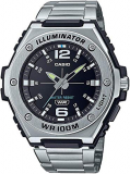 Casio Reloj Analógico para Hombre de Cuarzo con Correa en Acero Inoxidable MWA-100HD-1AVEF