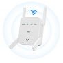 Repetidor WiFi 1200Mbps,Amplificador Señal WiFi Banda Dual 2.4GHz y 5GHz Extensor de Red WiFi,con Puerto Ethernet, WPS, Modo Ap/repetidor/enrutador/Cliente, Compatible con Todos los enrutadores