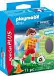 Playmobil 70157 Special Plus Jugadores de Fútbol con Puerta Pared, Multicolor