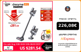 【Promo Code：08ESOW15】Dreame aspiradora inalámbrica V12 para el hogar, aspirador con pantalla LED de 27000Pa, todo en uno, recolector de polvo para suelo y alfombras|Aspiradoras|