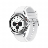 Samsung Galaxy Watch4 Classic – Reloj Inteligente de Acero Inoxidable, 42 mm, Giratorio, monitoreo de Bienestar, Fitness Tracker, Silver