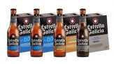 Cervezas Estrella Galicia 0,0 Pack Familia Sin alcohol – 2 packs Estrella Galicia 0,0 + 1 pack 0,0 Tostada + 1 pack de 0,0 Negra – 24 botellas en total – Ideal para regalar