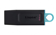 Kingston DataTraveler Exodia DTX/64GB Unidad Flash USB 3.2 Gen 1 – con capuchón Protector y Llavero en múltiples Colores