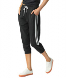 SPECIALMAGIC Pantalones deportivos capri para mujer, pantalones de yoga recortados para correr, para gimnasio y uso diario