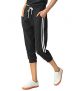 SPECIALMAGIC Pantalones deportivos capri para mujer, pantalones de yoga recortados para correr, para gimnasio y uso diario