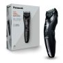 Panasonic ER-GC53-K503 – Cortapelos con peine-guía (recargable, acero inoxidable, lavable, batería larga duración, 19 longitudes de corte)