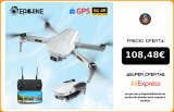 Eachine EX5 Drone 229g RC Quadcopter 4K GPS HD Mini cámara Profesional con 5G WIFI 1000 metros de distancia FPV Drone portátil Dron|Helicópteros RC|