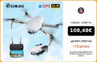 Eachine EX5 Drone 229g RC Quadcopter 4K GPS HD Mini cámara Profesional con 5G WIFI 1000 metros de distancia FPV Drone portátil Dron|Helicópteros RC|