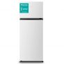 Hisense RT267D4AWF – Frigorífico Dos Puertas, Capacidad 205 L Neto, Cíclico, Alto 143 cm, Tirador Integrado, Puertas Reversibles, Congelador 4 Estrellas, Silencioso 40 dBA, Color Blanco