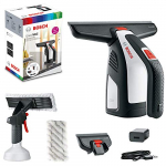 Bosch GlassVAC – Limpiador de cristales a batería con accesorios (3.6 V, 2.0 Ah, batería incluida)