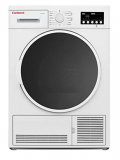 Corberó CSCEV8007 Secadora Condensación Carga Frontal, 7 Kgs, Display LED, Color Blanco, 15 Programas,Inicio Diferido, Función Inico/Pausa Y Antiarrugas, Secado Rápido 12 Min, 64dB, E. Energética B