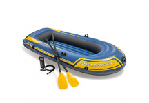Intex 68367NP – Barca hinchable Challenger 2 con remos 236 x 114 x 41 cm
