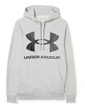 Under Armour Rival Fleece Big Logo HD Sudadera, Hombre, Gris (Mod Gray Light Heather/Black), S