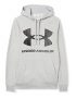 Under Armour Rival Fleece Big Logo HD Sudadera, Hombre, Gris (Mod Gray Light Heather/Black), S