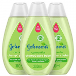 Johnson’s Baby Champú Camomila, ideal para toda la familia – 3 x 300 ml