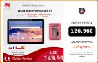 HUAWEI MediaPad Tableta T5, versión Global, 4GB, 64GB, 10,1 pulgadas, ocho núcleos, altavoz Dual, 5100 mAh, Android 8,0|Tabletas|