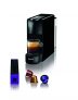 Krups Nespresso Essenza Mini XN1108 – Cafetera monodosis de cápsulas Nespresso, compacta, 19 bares, apagado automático, color negro, Pack Cápsulas bienvenida incluido