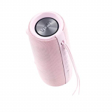 Vieta Pro Upper – Altavoz portátil (Bluetooth, Radio FM, micrófono integrado, True Wireless Dual pair, Reproductor USB, Lector de tarjeta Micro SD, Resistencia al agua IPX6) color rosa palo