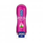 Durex Gel Lubricante Massage 2 en 1 Gel de Masaje y Lubricante Íntimo con Aloe Vera – 200 ml