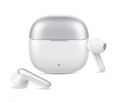 IKT Auriculares Bluetooth, Auriculares Inalambricos Bluetooth 5.3 con Micrófonos, Bass Potentes, Carga Rápida USB-C, 30 Horas de Reproducción, IPX7 Impermeable, para Android e iOS (Blanco)