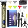 Maquina de Afeitar Hombre, AISEELY Maquina de Cortar Pelo Recortadora de Barba Hombre con LED Pantalla, Carga Rápida USB Inalámbrica Cortadora de Pelo para Barba, Apto para Familias/Peluqueros