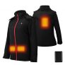 ONATISMAGIN Chaqueta térmica para mujer incluida Batería, chaleco térmico ligero, temperatura ajustable y abrigo térmico lavable, chaqueta térmica para deportes al aire libre (L)
