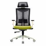 Amazon Brand – Umi Silla Oficina- Silla de Escritorio ergonómica y giratoria de Malla con Soporte Lumbar Regulable y reposabrazos de Poliuretano y Asiento Acolchado-Carga máxima de 150 kg（Verde）