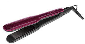 Rowenta Extra Liss SF4112F0 – Plancha de pelo con Recubrimiento de Keratina y Turmalina, plantalla LED, Sistema de placas flotantes grandes, ajuste de temperatura y apagado autómatico