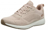 Skechers BOBS SQUAD GLAM LEAGUE, Zapatillas para Mujer, Blush Engineered Knit/ Rose Gold Trim, 39 EU