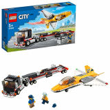 LEGO 60289 City Great Vehicles Camión de Transporte del Reactor Acrobático, Juguete de Avión Jet para Construir para Niños +5 Años