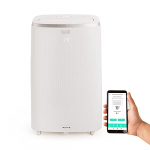 IKOHS SILKAIR CONNECT ELITE – Aire Acondicionado Portátil, 12000BTU, 3000 Frigorías, Con 4 en 1 Aire Acondicionado, Calefactor, Ventilador, y Deshumidificador, Muy Silencioso, Incluye Mando, Wifi