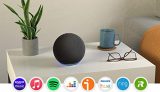 Nuevo Echo (4.ª generación) | Sonido de alta calidad, controlador de Hogar digital integrado y Alexa | Antracita