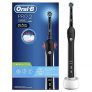 Oral-B PRO 2 CrossAction Cepillo de Dientes Eléctrico con Mango Recargable, Tecnología Braun y 1 Cabezal incorporado, Temporizador y Control de Presión, 2000 – Negro
